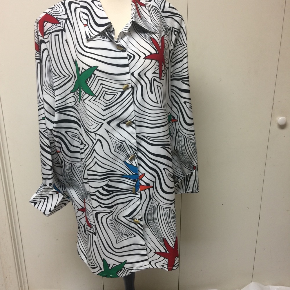 Bold statement blouse